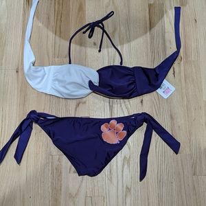NWT Miss Fanatic CLEMSON bikini Medium